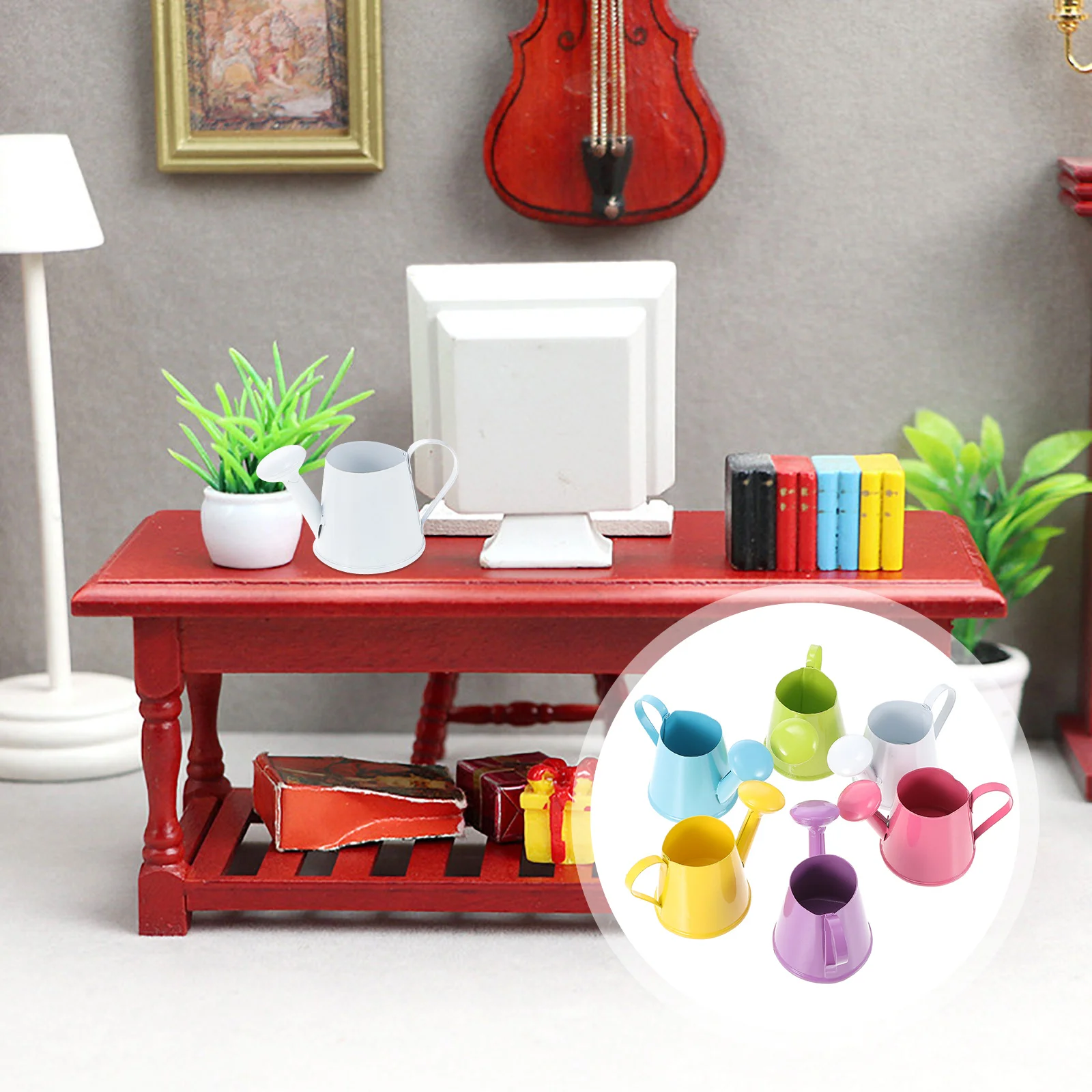 6pcs Mini Candy Color Kettle Simulation Decorative Ornaments For Mini Scene Home Decoration Resin Kettle Durable
6pcs Mini Candy Color Kettle Simulation Decorative Ornaments For Mini Scene Home Decoration Resin Kettle Durable