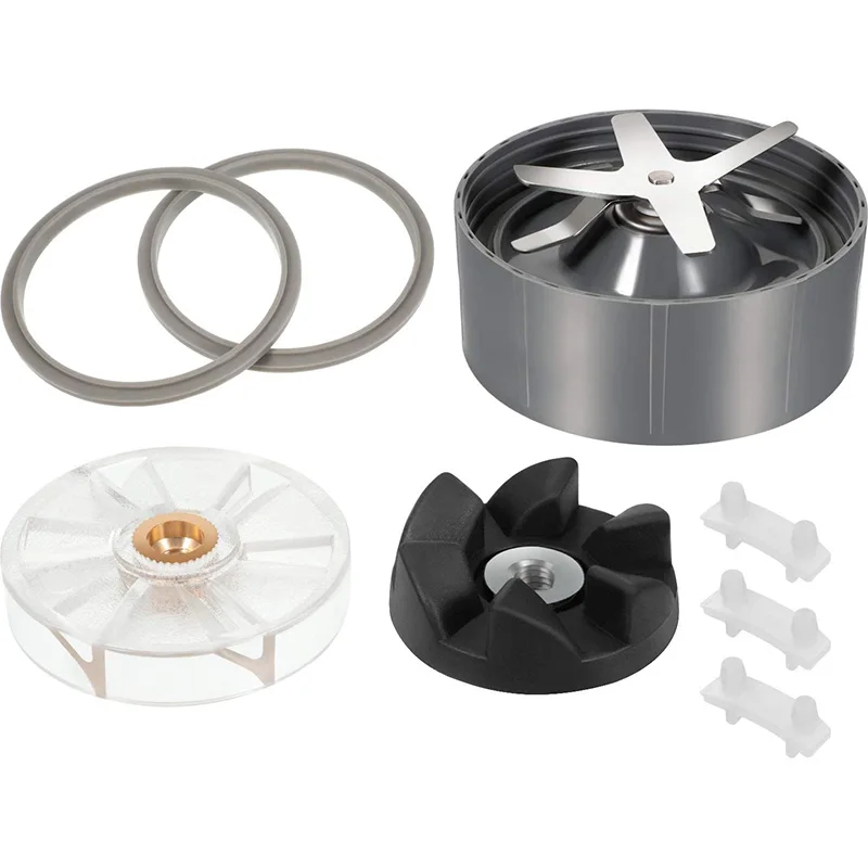 8 Pieces Blender Replacement Parts for 600W 900W Blender with Ice Blade/Rubber Sealing Gasket/Shock Pad
8 Pieces Blender Replacement Parts for 600W 900W Blender with Ice Blade/Rubber Sealing Gasket/Shock Pad