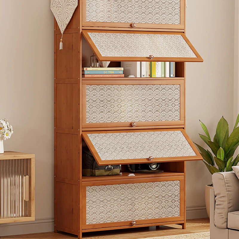 Bookcase with door, solid wood floor standing household downstairs storage cabinet
Bookcase with door, solid wood floor standing household downstairs storage cabinet