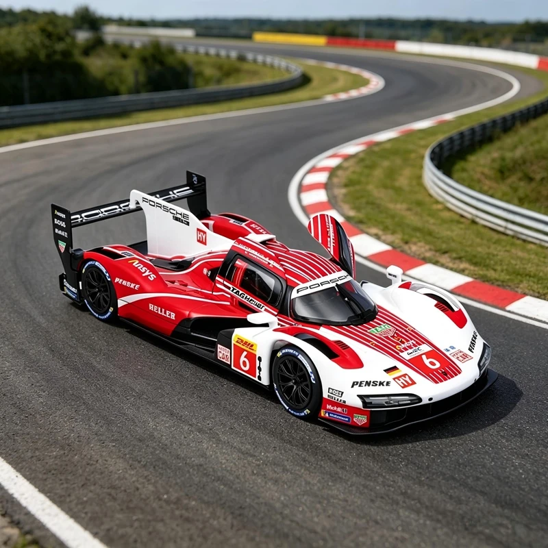 Модель автомобиля Bburago 1:24, имитация Porsche 963, из сплава, с открывающимися двумя дверями, богатой детализацией и высоким качеством изготовления.
Модель автомобиля Bburago 1:24, имитация Porsche 963, из сплава, с открывающимися двумя дверями, богатой детализацией и высоким качеством изготовления.