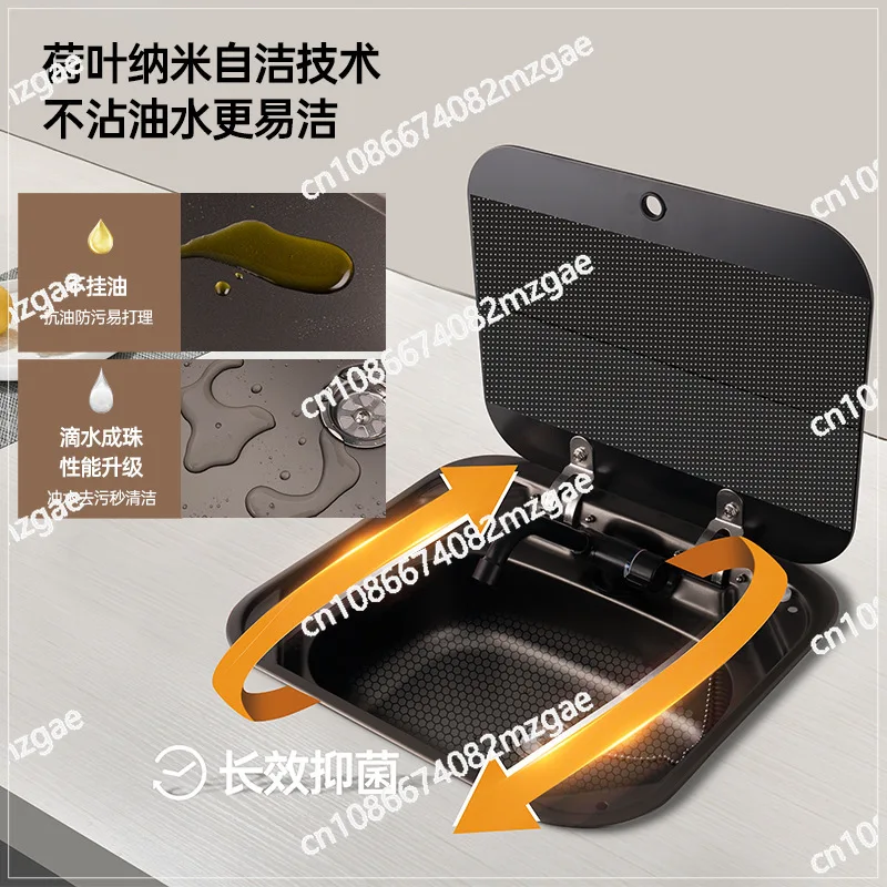 RV covered sink black stainless steel new wash basin folding hot and cold faucet transparent glass cover
RV covered sink black stainless steel new wash basin folding hot and cold faucet transparent glass cover
