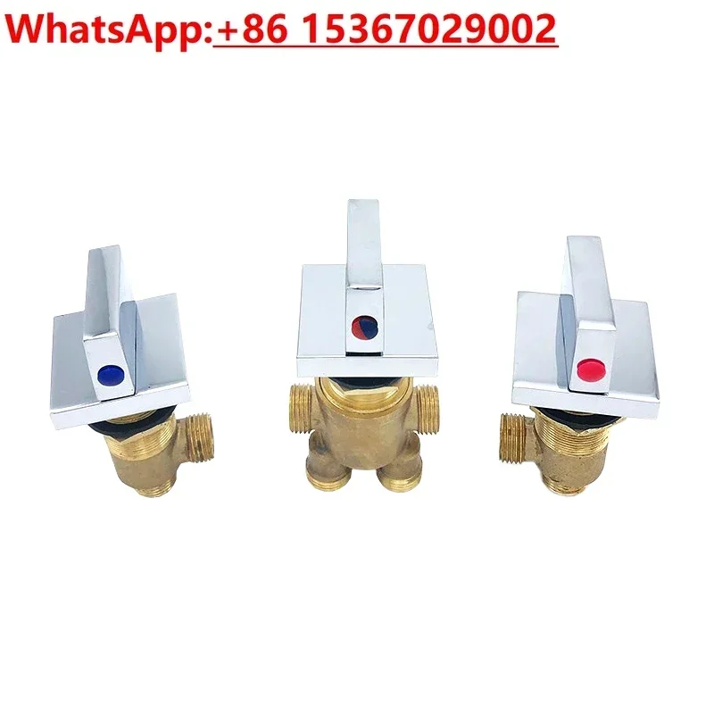Bathtub faucet 3-piece faucet hot and cold water switch water separator valve cylinder side faucet accessories
Bathtub faucet 3-piece faucet hot and cold water switch water separator valve cylinder side faucet accessories