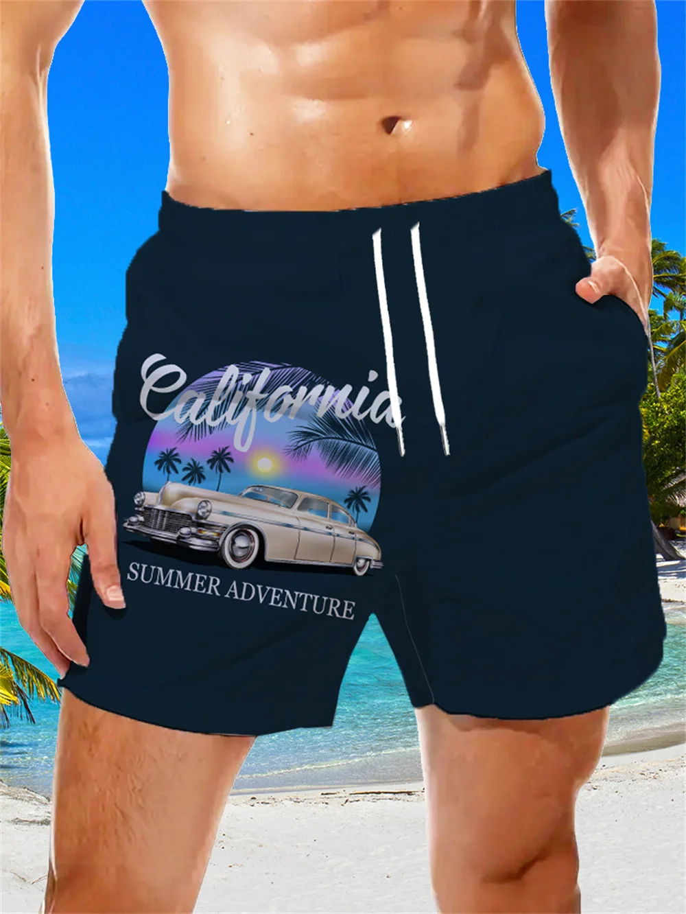 Мужские пляжные брюки с 3D принтом Hawaiian Series Truck с буквенным принтом, повседневные спортивные штаны на открытом воздухе
Мужские пляжные брюки с 3D принтом Hawaiian Series Truck с буквенным принтом, повседневные спортивные штаны на открытом воздухе