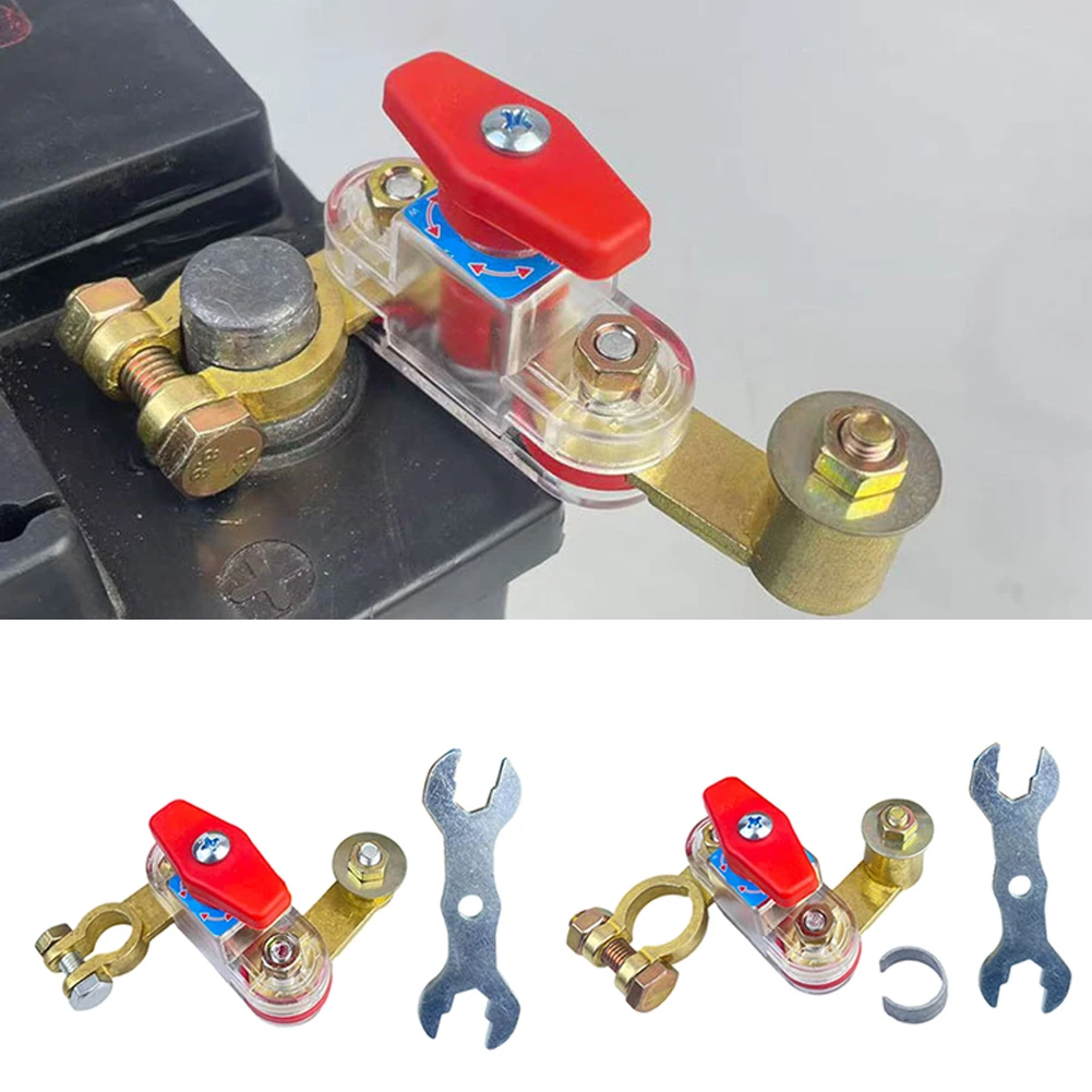 Car Battery Disconnect Switch 12V 24V Quick Off Kill Terminal Clamp For Trucks SUVs RVs Boats Heavy Duty Vehicles Pure Copper
Car Battery Disconnect Switch 12V 24V Quick Off Kill Terminal Clamp For Trucks SUVs RVs Boats Heavy Duty Vehicles Pure Copper