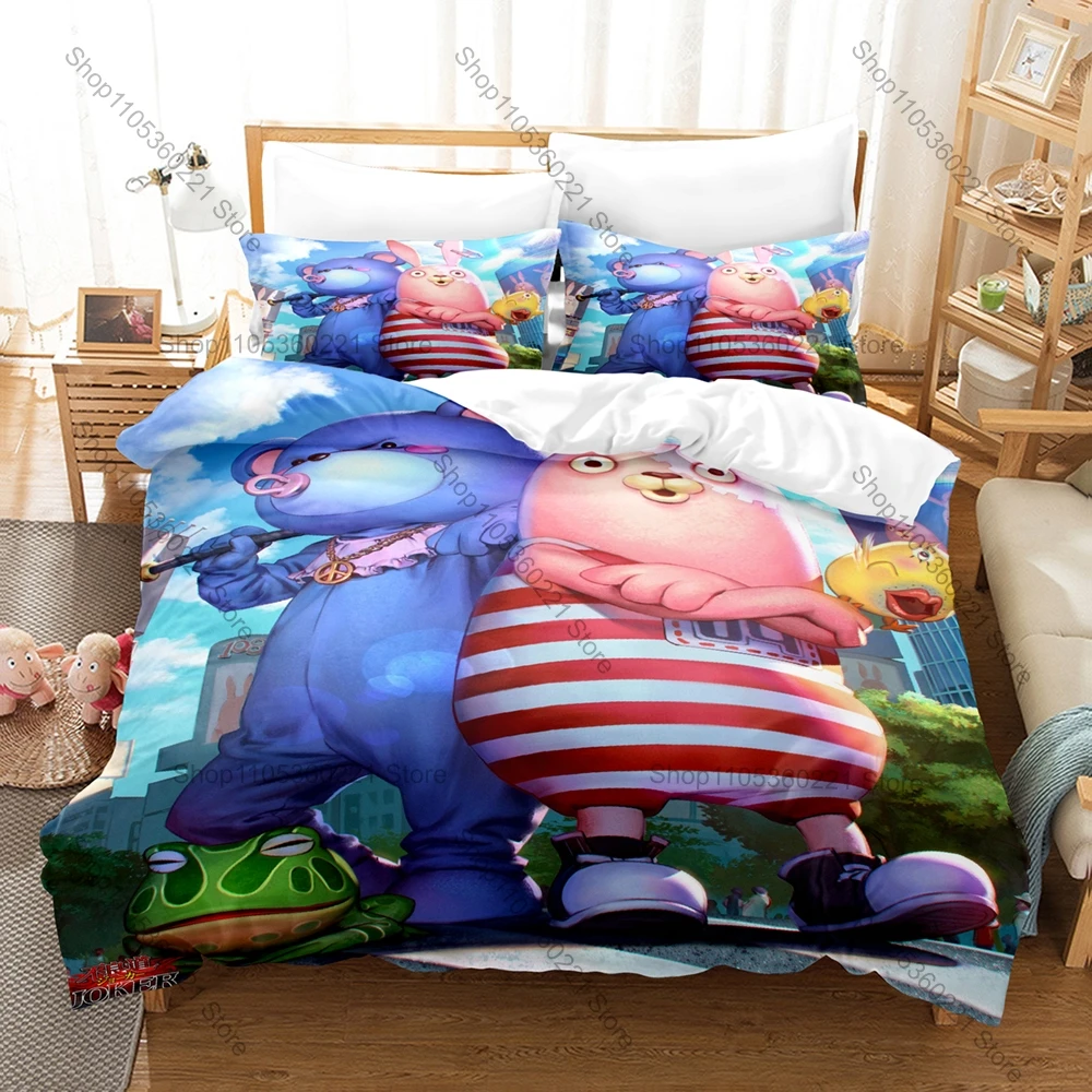 Anime Bedding Set 3Pcs Usavich Kirenenko & Putin Design Stylish Bedroom Gift Soviet Prison Rabbit Theme Soft
Anime Bedding Set 3Pcs Usavich Kirenenko & Putin Design Stylish Bedroom Gift Soviet Prison Rabbit Theme Soft