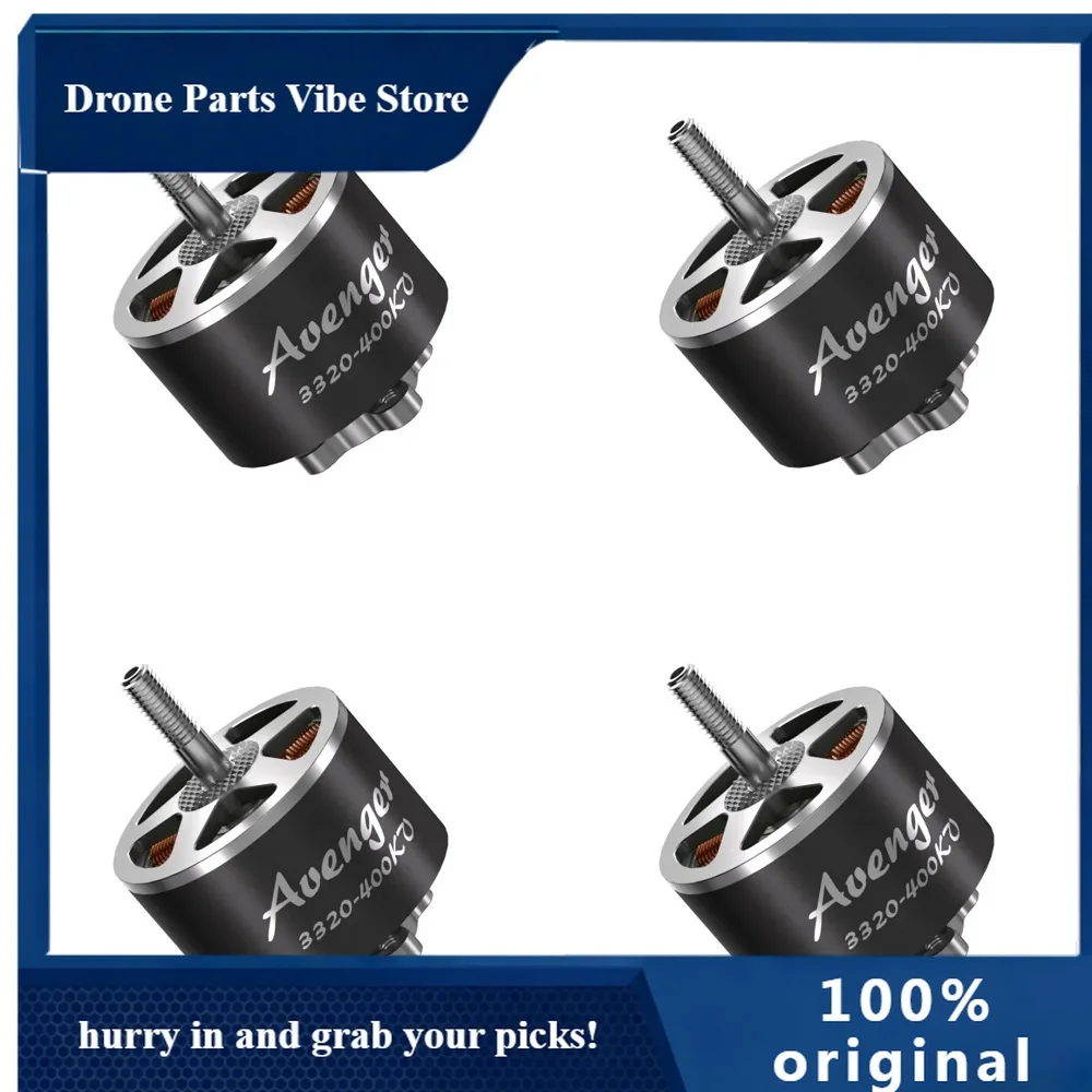 AP4PCS BrotherHobby Avenger 3320 690KV/400KV Motor (CW) FPV Multirotor X-Class 8inch 10inch Cinelifter Drone RC Model
AP4PCS BrotherHobby Avenger 3320 690KV/400KV Motor (CW) FPV Multirotor X-Class 8inch 10inch Cinelifter Drone RC Model