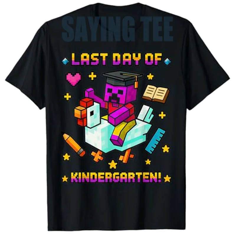 Last Day of Kindergarten Funny Chicken Pixel Art Kids Boys T-Shirt Fashion Schoolwear Clothes Novelty Gift Y2k Design Saying Tee
Last Day of Kindergarten Funny Chicken Pixel Art Kids Boys T-Shirt Fashion Schoolwear Clothes Novelty Gift Y2k Design Saying Tee