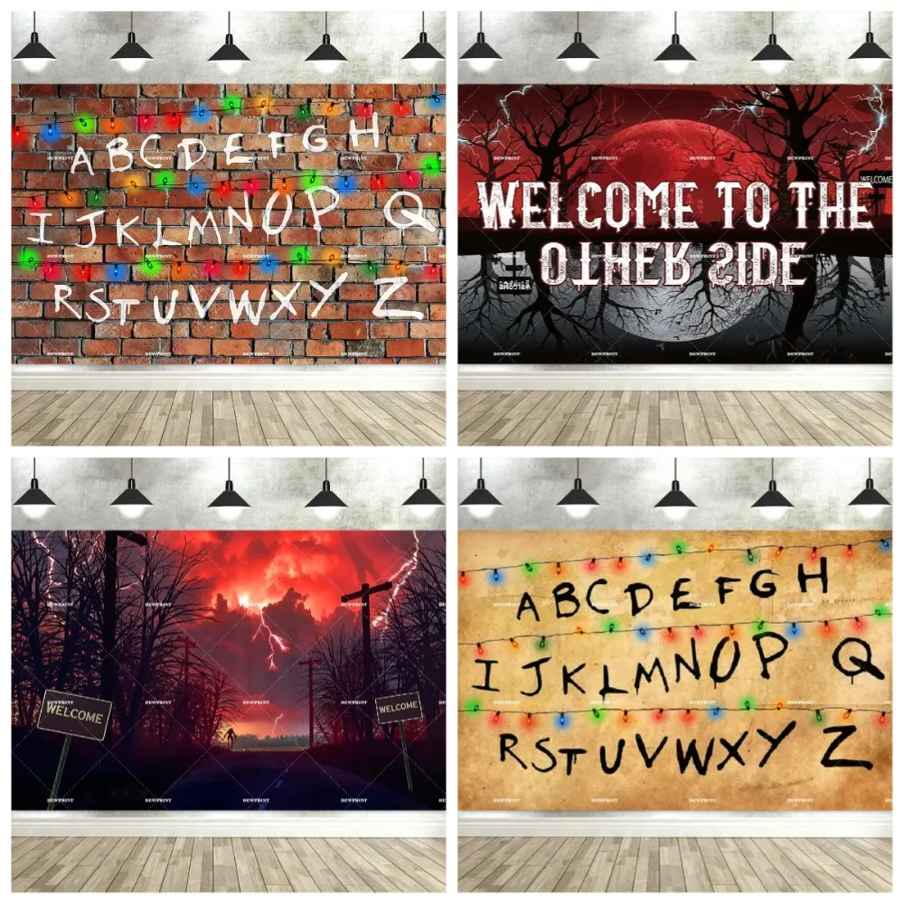 High Definition American TV Stranger Letter Light Background, Birthday Party, Family Gathering Decoration Photography Background
High Definition American TV Stranger Letter Light Background, Birthday Party, Family Gathering Decoration Photography Background