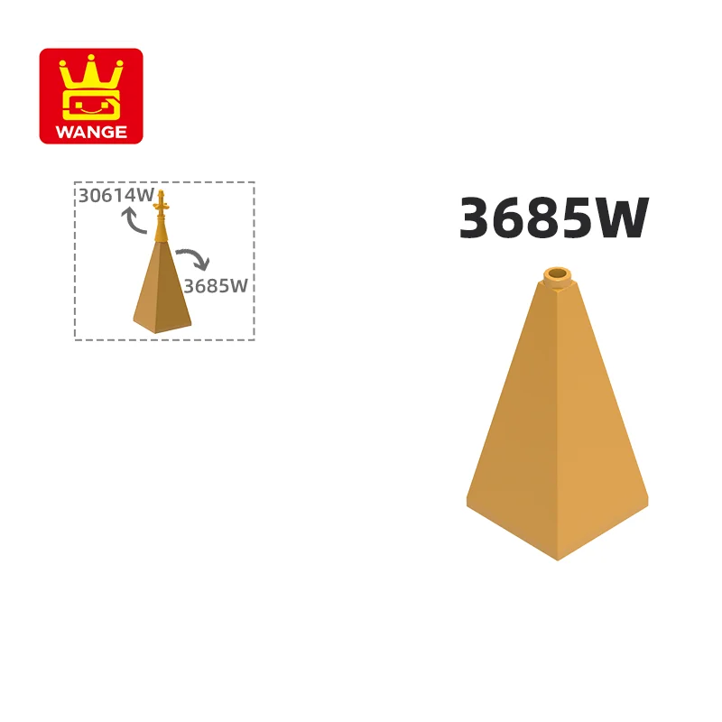WANGE 3685W 100g/25PCS Sloped Series Parts Building Blocks Moc Color Accessories Compatible with Brick DIY Assembly Children Toy
WANGE 3685W 100g/25PCS Sloped Series Parts Building Blocks Moc Color Accessories Compatible with Brick DIY Assembly Children Toy