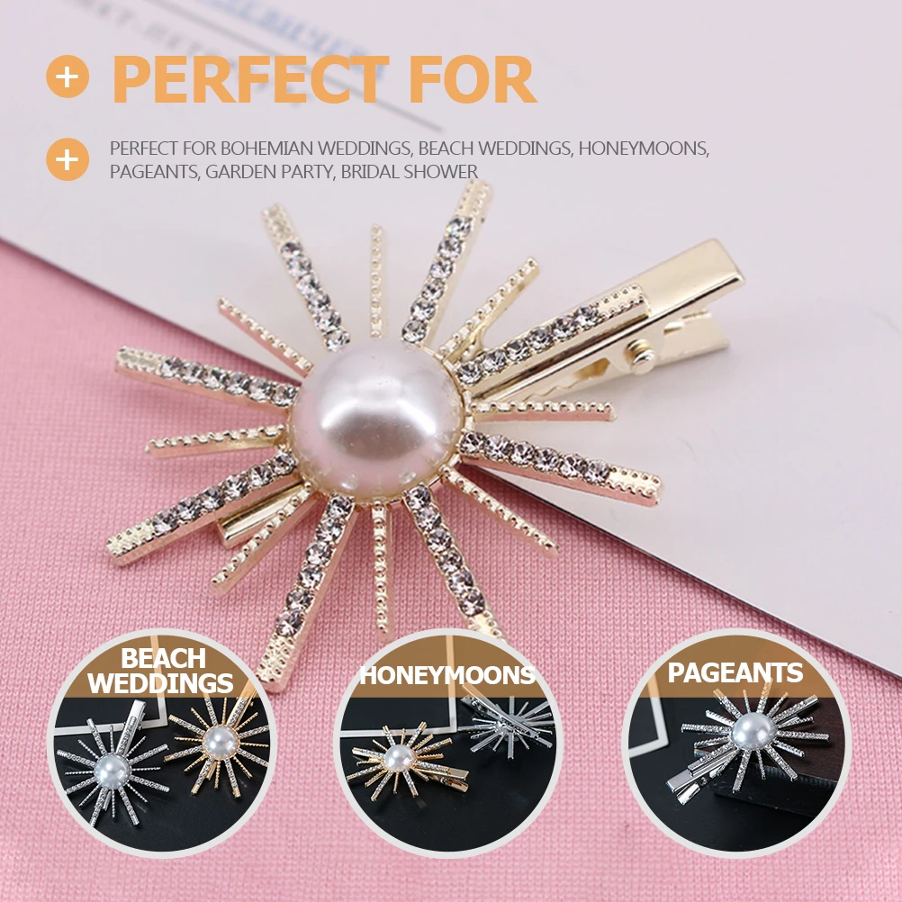 4pcs Pearl 4 Crystal Alloy Bride Hair Clips For Women Accessories Barrettes For Women Hair Tools Styling Wedding Beach Party
4pcs Pearl 4 Crystal Alloy Bride Hair Clips For Women Accessories Barrettes For Women Hair Tools Styling Wedding Beach Party