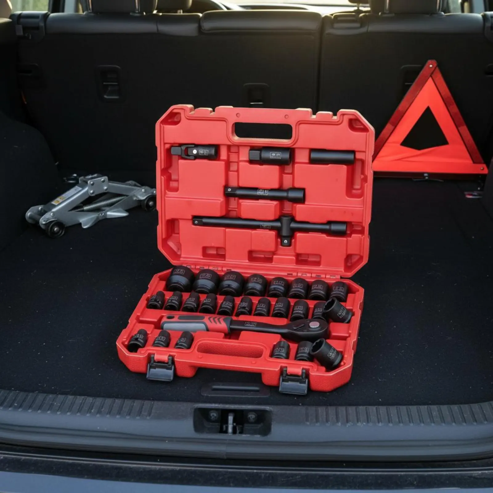 32 Pieces Ratchet Socket Set Long-Lasting Steel Car Repair Tool Kit Vehicle Maintenance Set Extension Rods for Garage
32 Pieces Ratchet Socket Set Long-Lasting Steel Car Repair Tool Kit Vehicle Maintenance Set Extension Rods for Garage