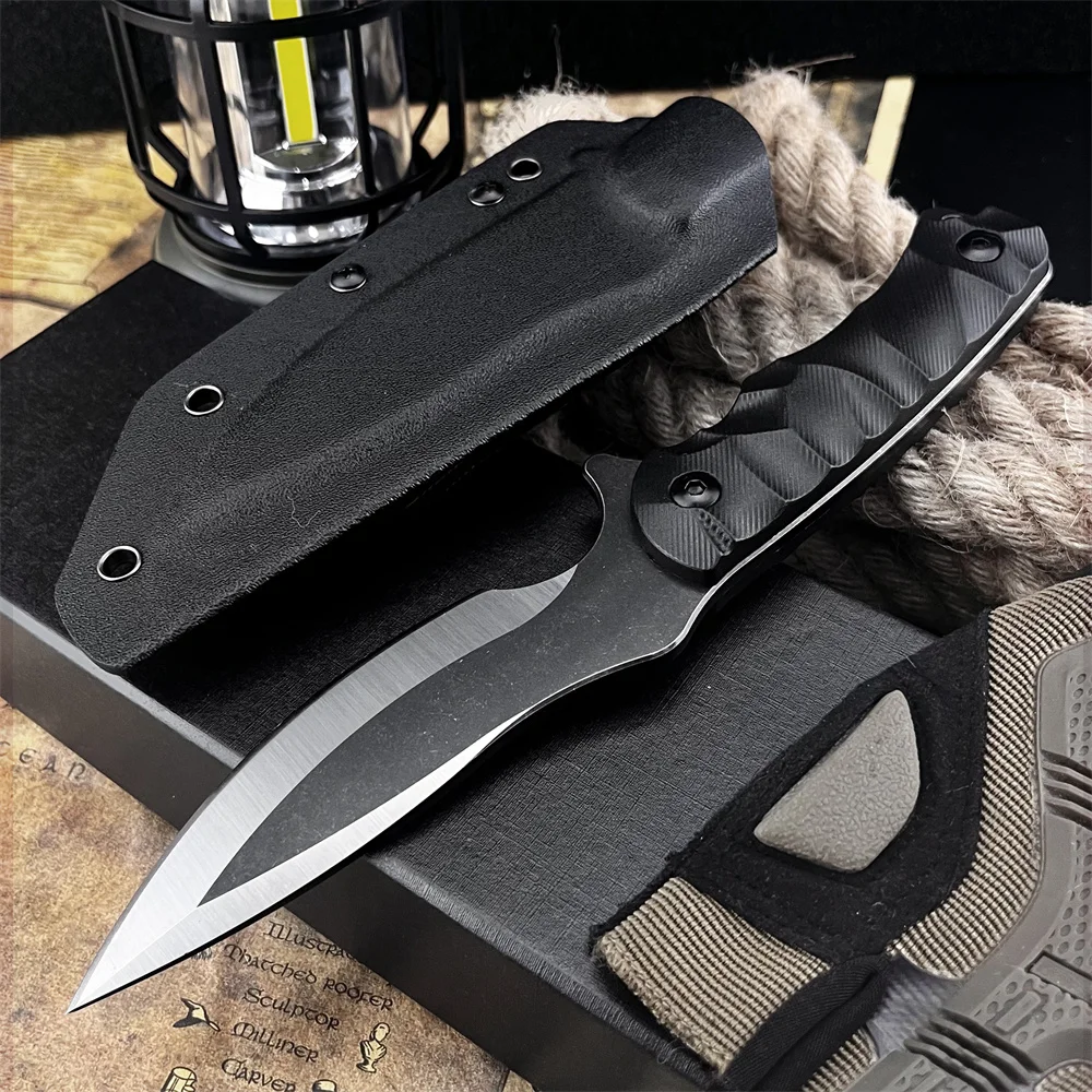 Многофункциональный тактический нож с фиксированным лезвием, лезвием 8Cr13MoV и ручкой G10, инструмент для кемпинга, охоты, альпинизма, включает ножны
Многофункциональный тактический нож с фиксированным лезвием, лезвием 8Cr13MoV и ручкой G10, инструмент для кемпинга, охоты, альпинизма, включает ножны
