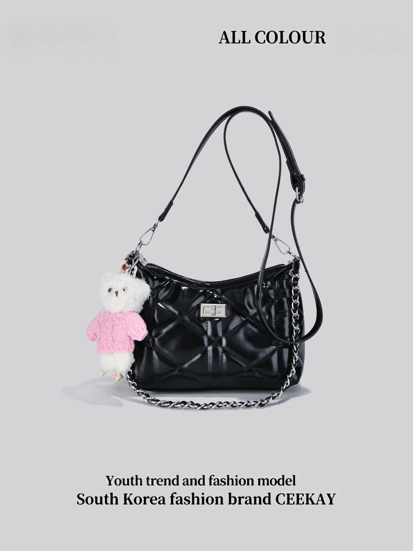 Ceekay Original Design Women's Crossbody Bag 2026 New Versatile Chain Diamond Pattern Underarm Bag Fashionable Ladies Bag
Ceekay Original Design Women's Crossbody Bag 2026 New Versatile Chain Diamond Pattern Underarm Bag Fashionable Ladies Bag