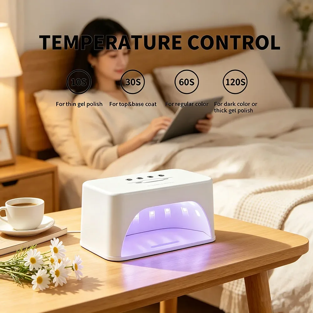 All-in-one 120W Brushless Manicure Dust Collector Rechargeable UV LED Nail Lamp Design
All-in-one 120W Brushless Manicure Dust Collector Rechargeable UV LED Nail Lamp Design