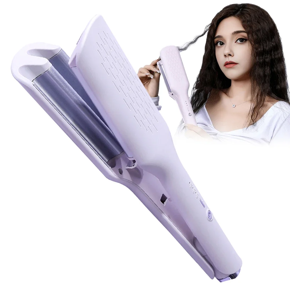 Professional 10mm Hair Crimper Wave Volumizing Crimping Iron Ceramic Curling Iron Fluffy Hairstyle Curler PTC Heating Hair Waver
Professional 10mm Hair Crimper Wave Volumizing Crimping Iron Ceramic Curling Iron Fluffy Hairstyle Curler PTC Heating Hair Waver