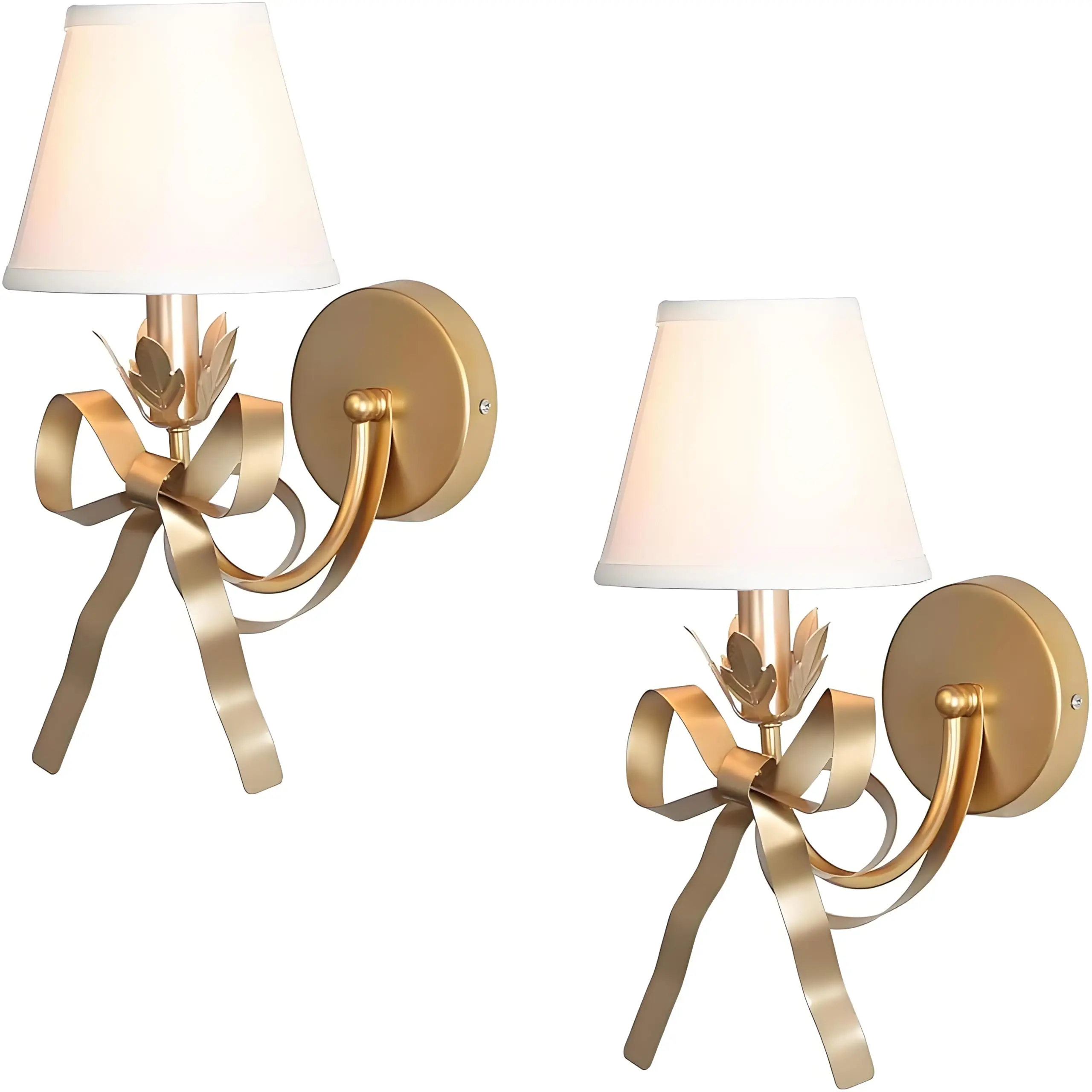 Bedside Wall Mount Light, Modern Wall Sconce Lights Fabric Shade Creative Bow Wall Lamps Perfect for Bedroom Living Room(2 Pack)
Bedside Wall Mount Light, Modern Wall Sconce Lights Fabric Shade Creative Bow Wall Lamps Perfect for Bedroom Living Room(2 Pack)