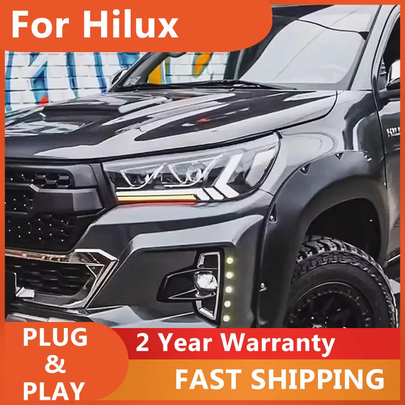 Car Styling Lights for Toyota Hilux Headlight 2015 2016 2017 2018 2019 Hilux Head Lamp DRL Turn Signal Low High Beam Projector
Car Styling Lights for Toyota Hilux Headlight 2015 2016 2017 2018 2019 Hilux Head Lamp DRL Turn Signal Low High Beam Projector