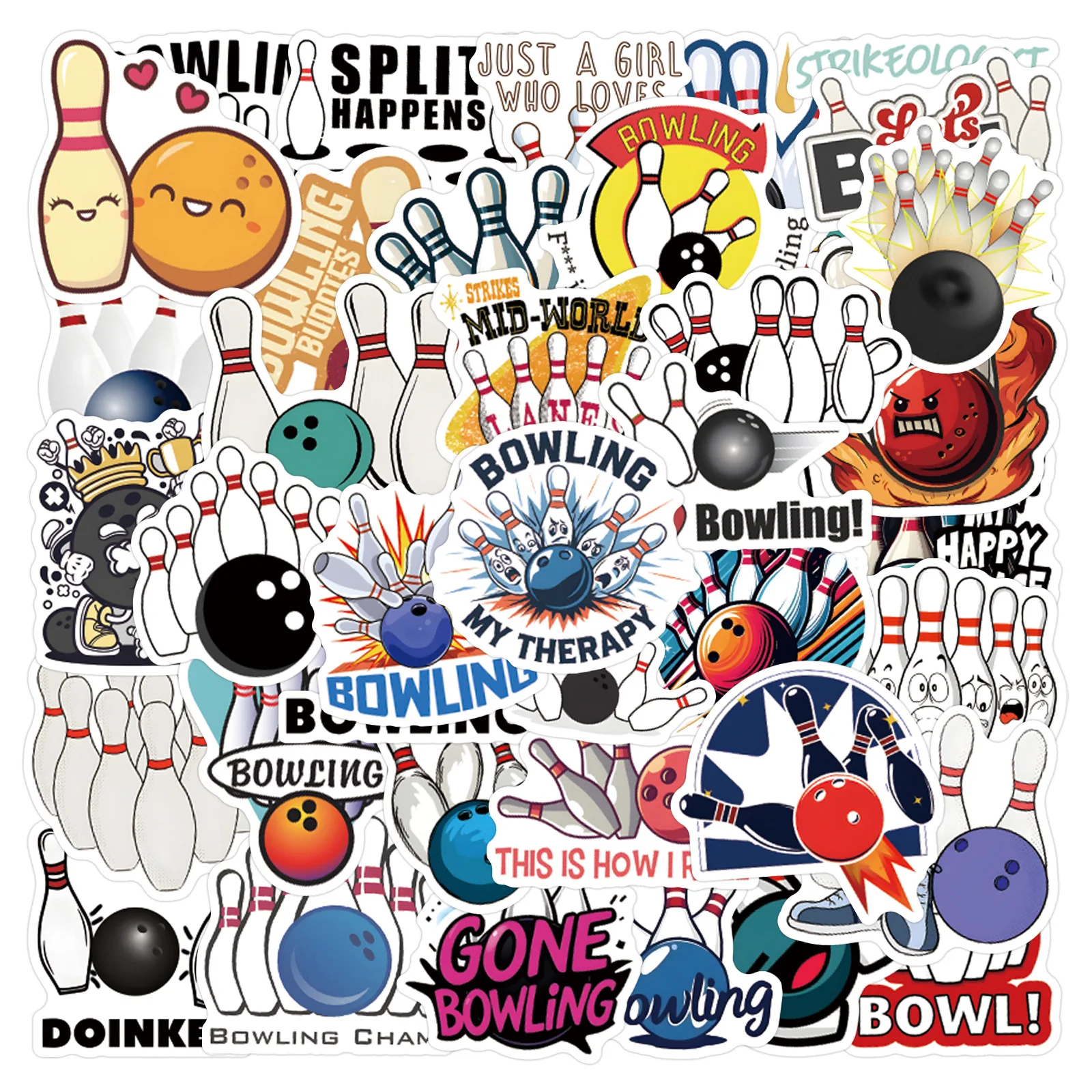10/55PCS Bowling Cartoon Stickers Funny Sports Graffiti Kids Toys DIY Decoration Suitcase Fridge Laptop GUitar Car Bike Decal
10/55PCS Bowling Cartoon Stickers Funny Sports Graffiti Kids Toys DIY Decoration Suitcase Fridge Laptop GUitar Car Bike Decal