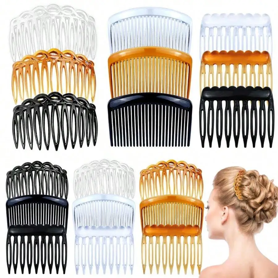 18Pcs Plastic Hair Combs For Women With 9/11/25 Teeth Side Styling Tools
18Pcs Plastic Hair Combs For Women With 9/11/25 Teeth Side Styling Tools