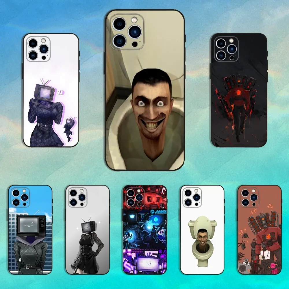 S-Skibidi Animation T-Toilet Phone Case For iPhone 16,15,14,13,12,11 Plus,Pro Max,XS,X,XR,SE,Mini,8,7,Soft Silicone Black Cover 
S-Skibidi Animation T-Toilet Phone Case For iPhone 16,15,14,13,12,11 Plus,Pro Max,XS,X,XR,SE,Mini,8,7,Soft Silicone Black Cover