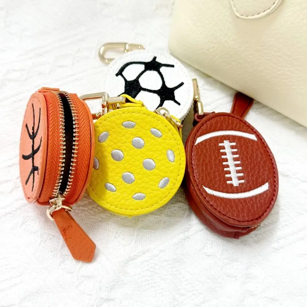 Funny PU Leather Mini Coin Bag Creative Football Earphone Storage Bag Basketball Rugby Sport Ball Pendant Backpack Decoration
Funny PU Leather Mini Coin Bag Creative Football Earphone Storage Bag Basketball Rugby Sport Ball Pendant Backpack Decoration