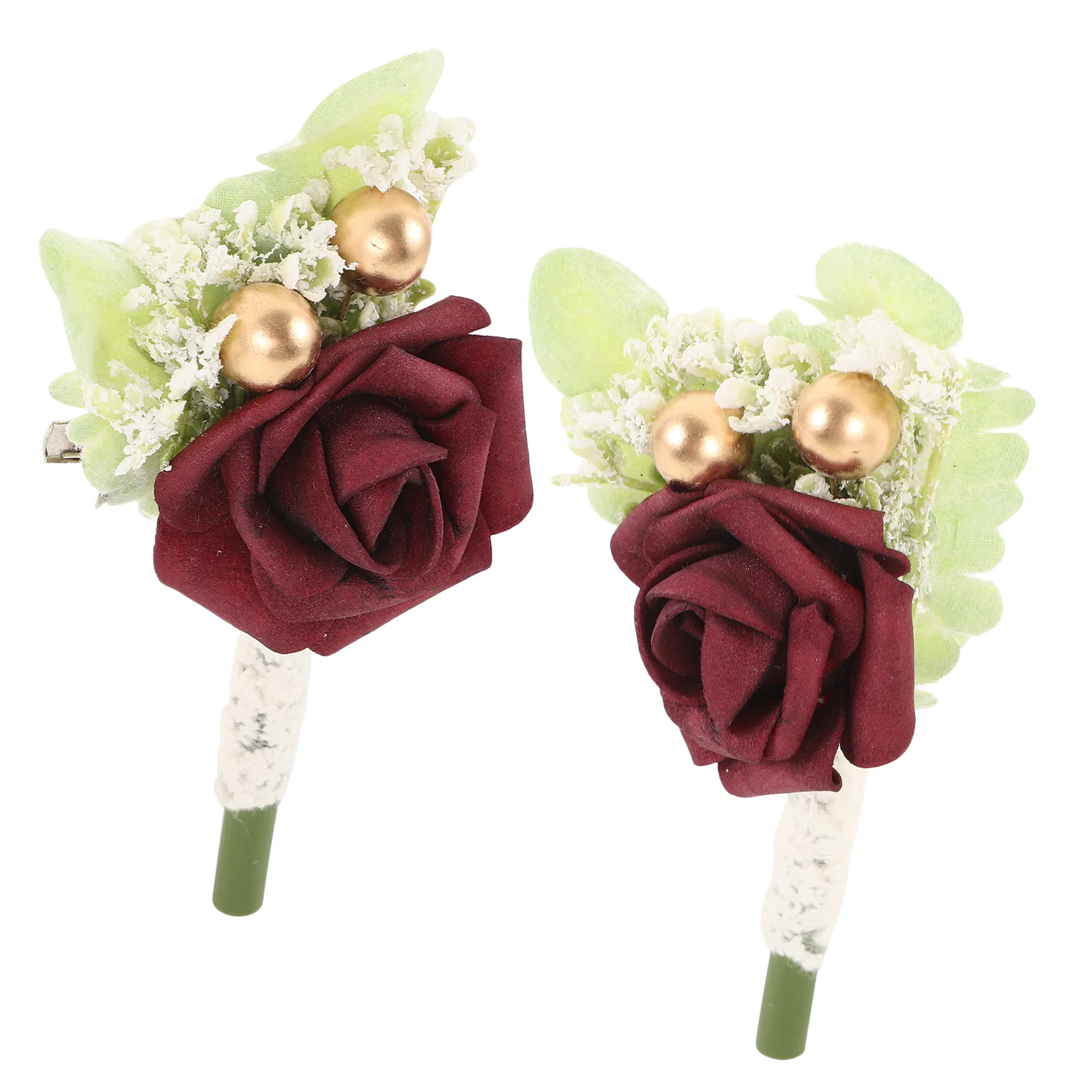 2 Pcs Artificial Flowers Wedding Corsage Decoration Couple Boutonniere Wisteria Bride Party Clothing Accessory Man
2 Pcs Artificial Flowers Wedding Corsage Decoration Couple Boutonniere Wisteria Bride Party Clothing Accessory Man