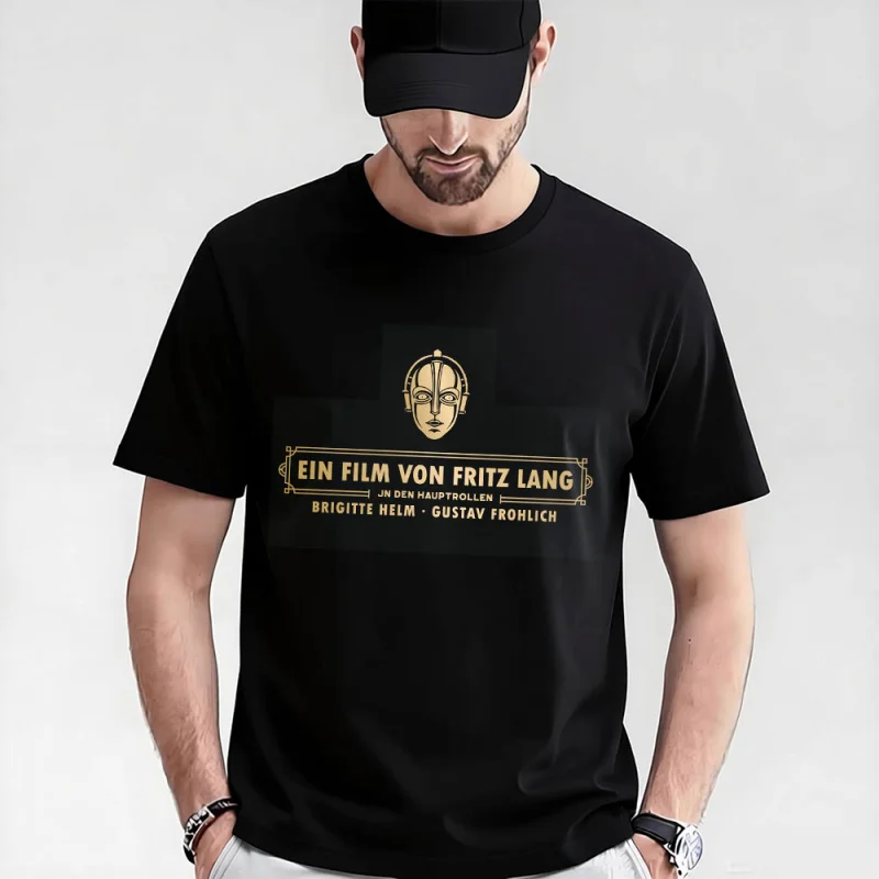 Fritz lang Germany Silent Movie Metropolis t shirt 0521 Cyberpunk Sci-fi Robot Graphic shirt Short Sleeve All size Tee S-6XL
Fritz lang Germany Silent Movie Metropolis t shirt 0521 Cyberpunk Sci-fi Robot Graphic shirt Short Sleeve All size Tee S-6XL