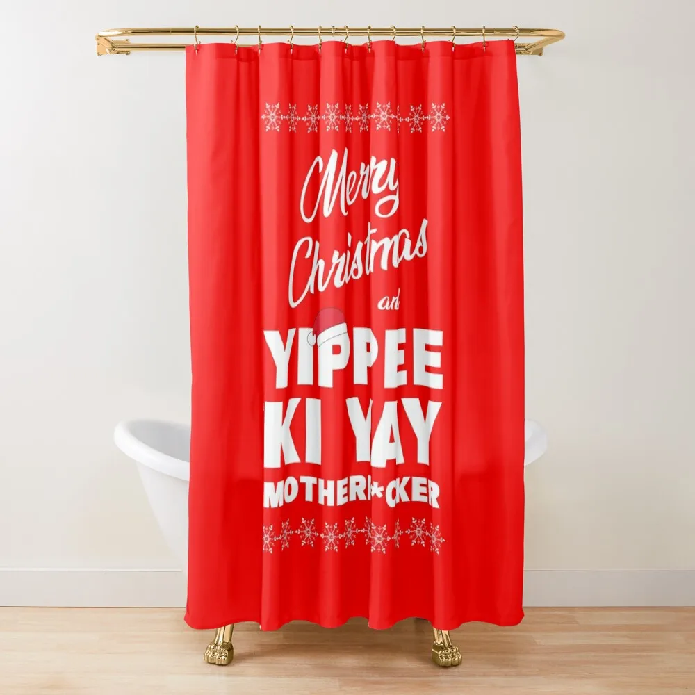 MERRY CHRISTMAS AND YIPPEE KI YAY MOTHERF*CKER, die hard christmas Shower Curtain Cover Anime Shower Curtain
MERRY CHRISTMAS AND YIPPEE KI YAY MOTHERF*CKER, die hard christmas Shower Curtain Cover Anime Shower Curtain