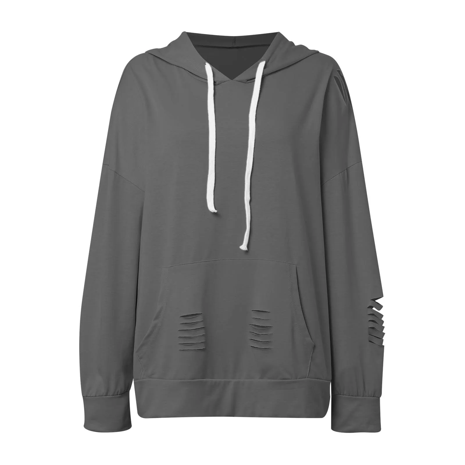 Hole Gray Women Loose Hoodies Drawstring Long Sleeve Oversized Hoodie 2024 New Casual Pullovers Sweatshirt Poleron Mujer
Hole Gray Women Loose Hoodies Drawstring Long Sleeve Oversized Hoodie 2024 New Casual Pullovers Sweatshirt Poleron Mujer