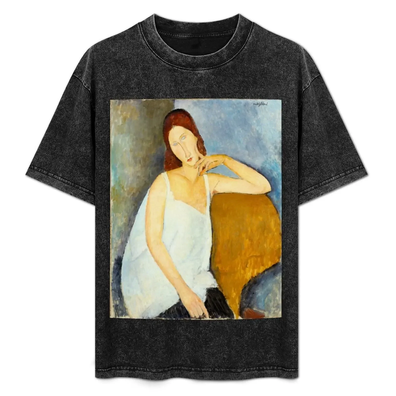 Jeanne Hebuterne byAmedeo Modigliani, 1919 T-Shirt for a boy boys whites plain designer shirts cotton t shirt men
Jeanne Hebuterne byAmedeo Modigliani, 1919 T-Shirt for a boy boys whites plain designer shirts cotton t shirt men