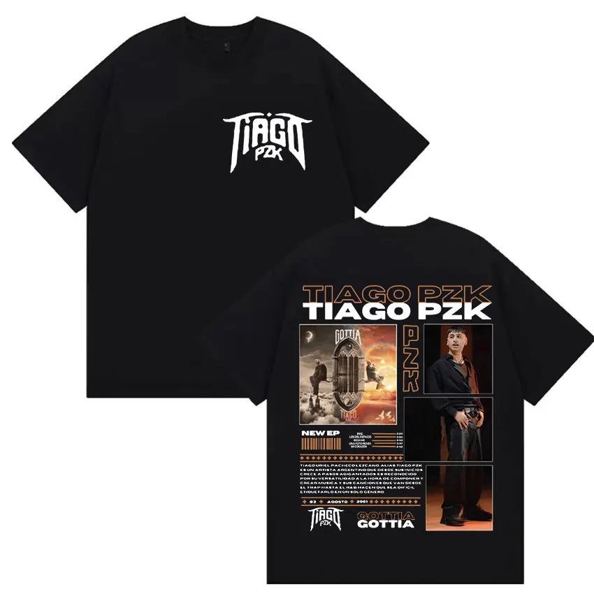 Рэпер TIAGO PZK Tour 2025, футболка с графическим рисунком, мужская модная винтажная футболка высокого качества, унисекс, одежда в стиле хип-хоп, панк, футболки
Рэпер TIAGO PZK Tour 2025, футболка с графическим рисунком, мужская модная винтажная футболка высокого качества, унисекс, одежда в стиле хип-хоп, панк, футболки