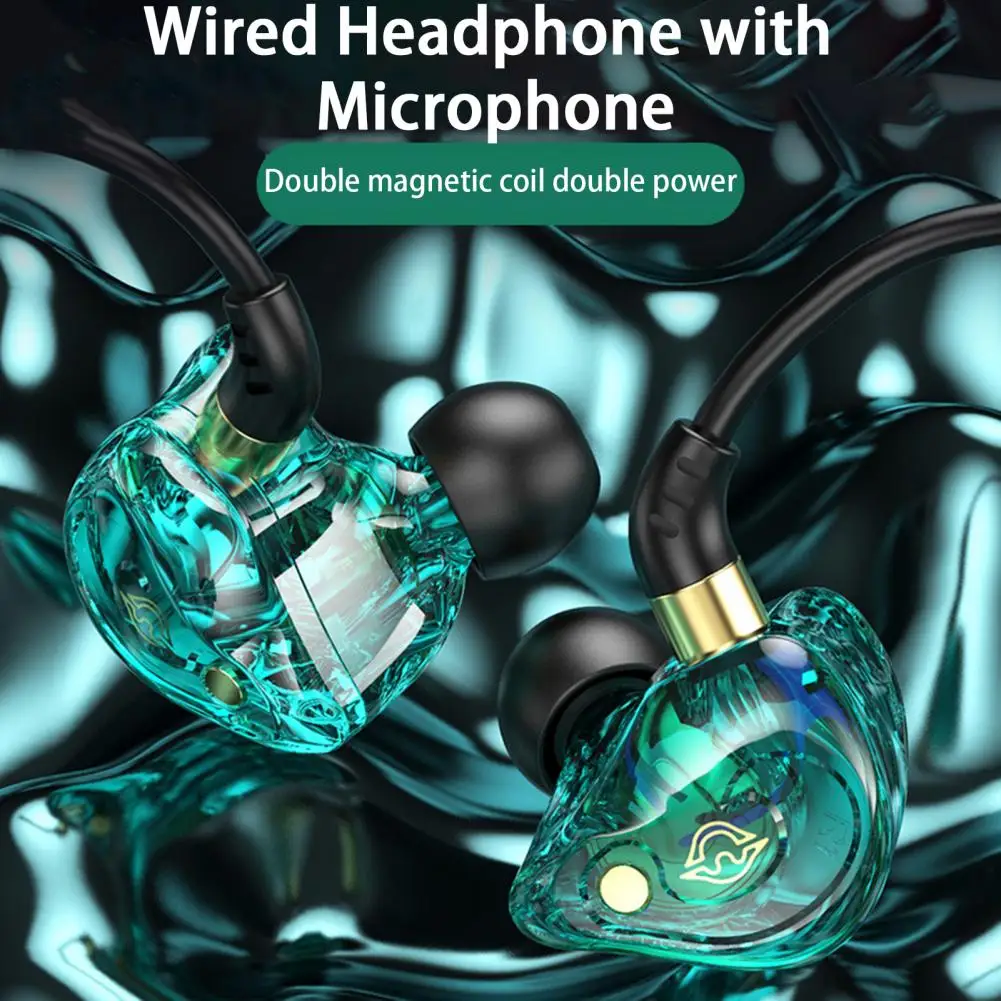 Wired Headphone Practical Stable Transmission Tangle-free In-ear Earphone with Microphone
Wired Headphone Practical Stable Transmission Tangle-free In-ear Earphone with Microphone