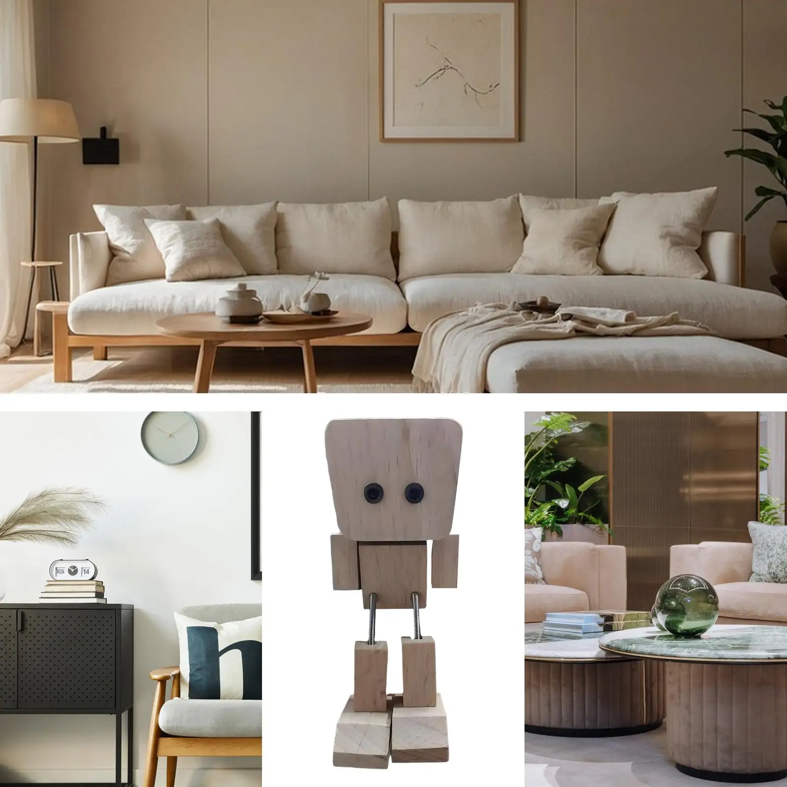 Wooden Shaking Man Figure Small Sculpture Decor, Living Room Coffee Table Bookshelf Dashboard Car Kids Adults Automotive Display
Wooden Shaking Man Figure Small Sculpture Decor, Living Room Coffee Table Bookshelf Dashboard Car Kids Adults Automotive Display