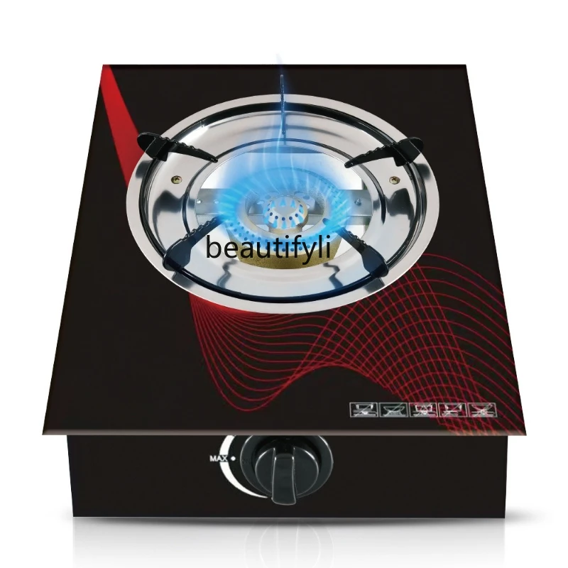 Gas stove Single stove Household liquefied gas Bench flameout protection Glass Spin fire fierce, natural gas
Gas stove Single stove Household liquefied gas Bench flameout protection Glass Spin fire fierce, natural gas