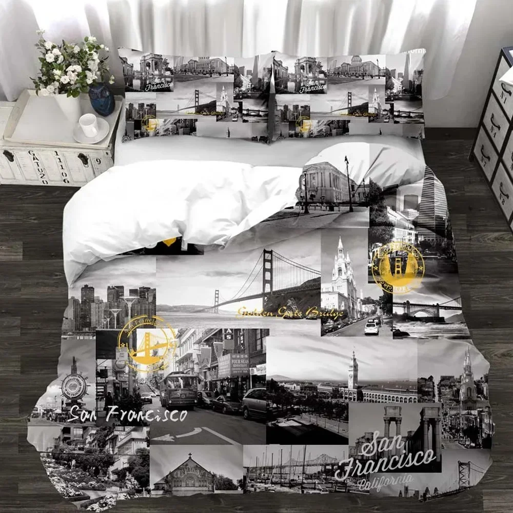 Bridges Modern Architecture 3d Duvet Cover Set King Queen Full Twin Size Bed Linen Set
Bridges Modern Architecture 3d Duvet Cover Set King Queen Full Twin Size Bed Linen Set