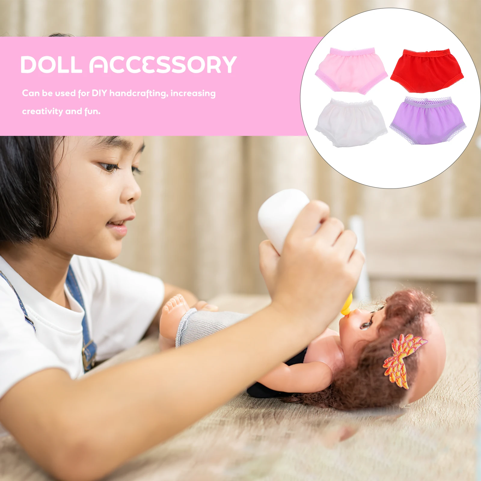 4 Pcs Underwear Reusable Panties Toy Underpants Costume Decor Clothes Accessories For
4 Pcs Underwear Reusable Panties Toy Underpants Costume Decor Clothes Accessories For