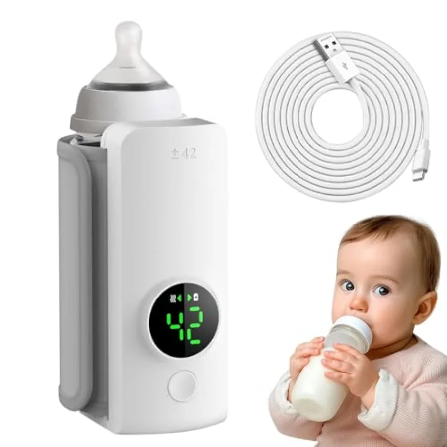 Portable Bottle Warmer, Fast Warming Comfortable Baby Feeding On The Go, Waterless Milk Warming with Battery-Powered for Home O
Portable Bottle Warmer, Fast Warming Comfortable Baby Feeding On The Go, Waterless Milk Warming with Battery-Powered for Home O