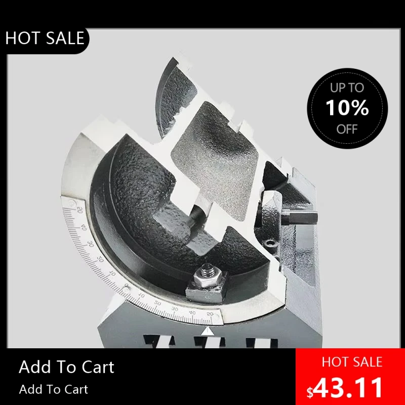 08170 7-дюймовый угловой рабочий стол для фрезерного станка, сверлильного станка, с регулируемым углом наклона, поворотный стол
08170 7-дюймовый угловой рабочий стол для фрезерного станка, сверлильного станка, с регулируемым углом наклона, поворотный стол