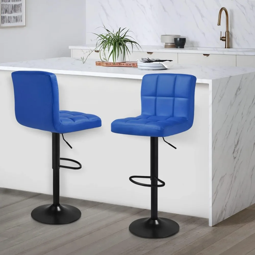 Bar Stools Set of 2 PU Leather Swivel Counter Height Modern Square Island Barstool with Back for Kitchen Counter Chairs
Bar Stools Set of 2 PU Leather Swivel Counter Height Modern Square Island Barstool with Back for Kitchen Counter Chairs