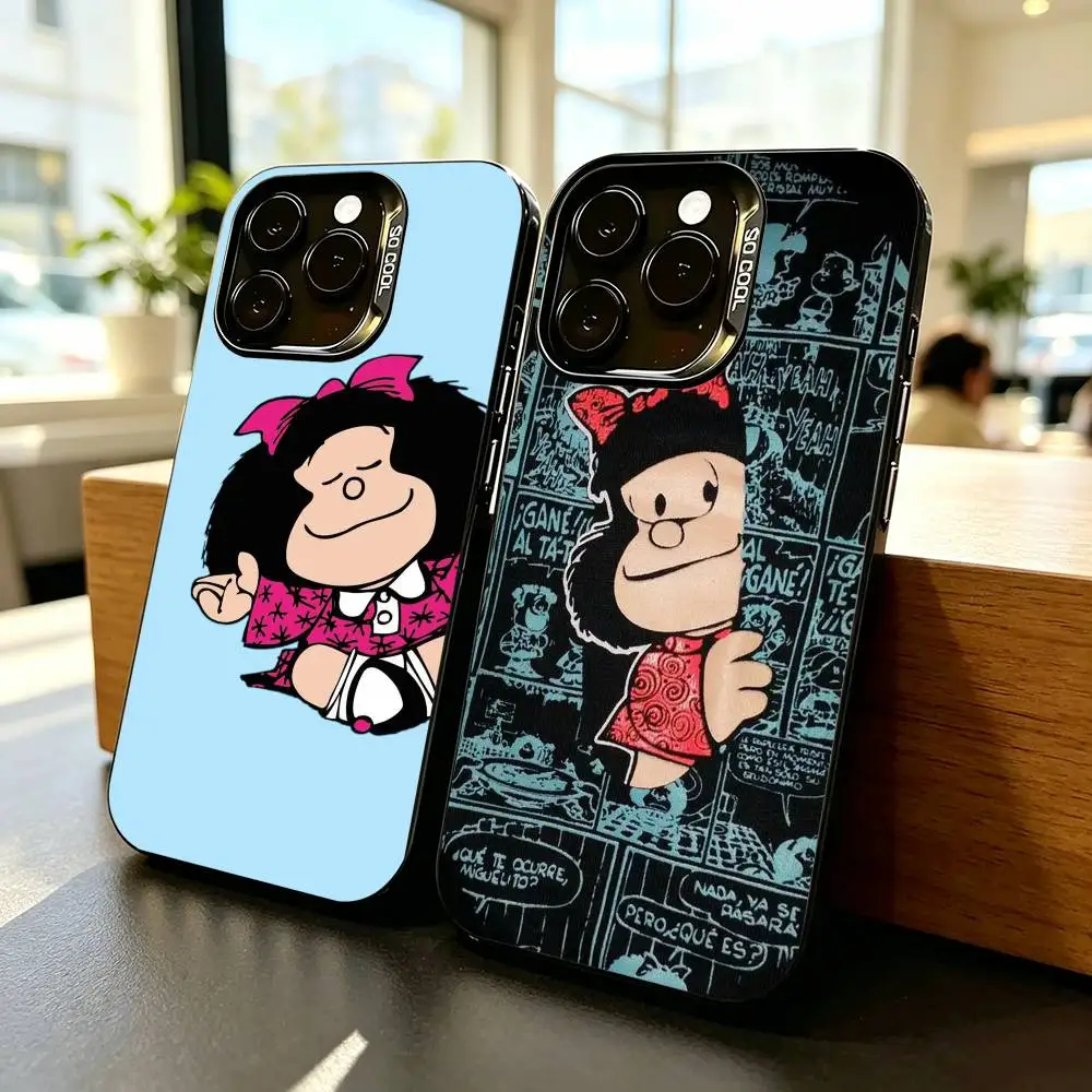 Mafalda-a Cartoon-n Phone Case For iPhone 17,16,15,14,13,12,11 Plus,Pro Max,XS,Colorful Silver Phone case Funda Cover
Mafalda-a Cartoon-n Phone Case For iPhone 17,16,15,14,13,12,11 Plus,Pro Max,XS,Colorful Silver Phone case Funda Cover