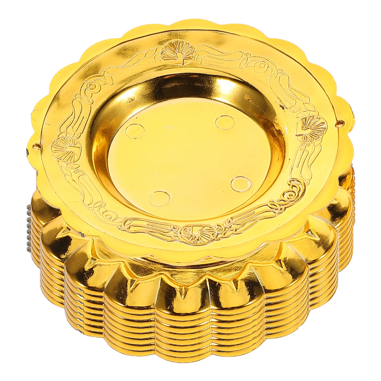 12pcs Golden Cake Pan Dessert Plates Round Servers Cookie Celebration Platters Wedding Tray Serving Food
12pcs Golden Cake Pan Dessert Plates Round Servers Cookie Celebration Platters Wedding Tray Serving Food