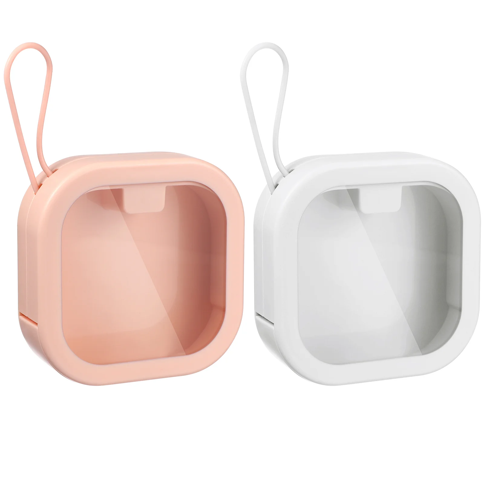2 Pcs Hair Band Storage Box False Teeth Containers Claw Clip ganizer Small Lid White ABS TPE Desktop ganizers
2 Pcs Hair Band Storage Box False Teeth Containers Claw Clip ganizer Small Lid White ABS TPE Desktop ganizers