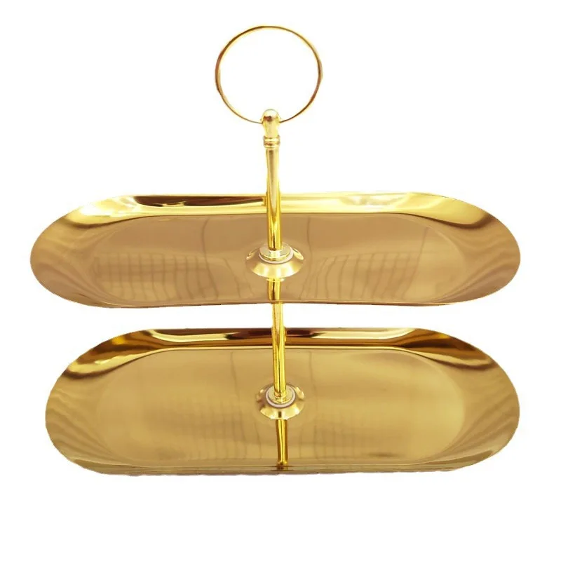 European stainless steel oval cake rack light luxury creative household afternoon tea dessert rack dried fruit fruit plate
European stainless steel oval cake rack light luxury creative household afternoon tea dessert rack dried fruit fruit plate