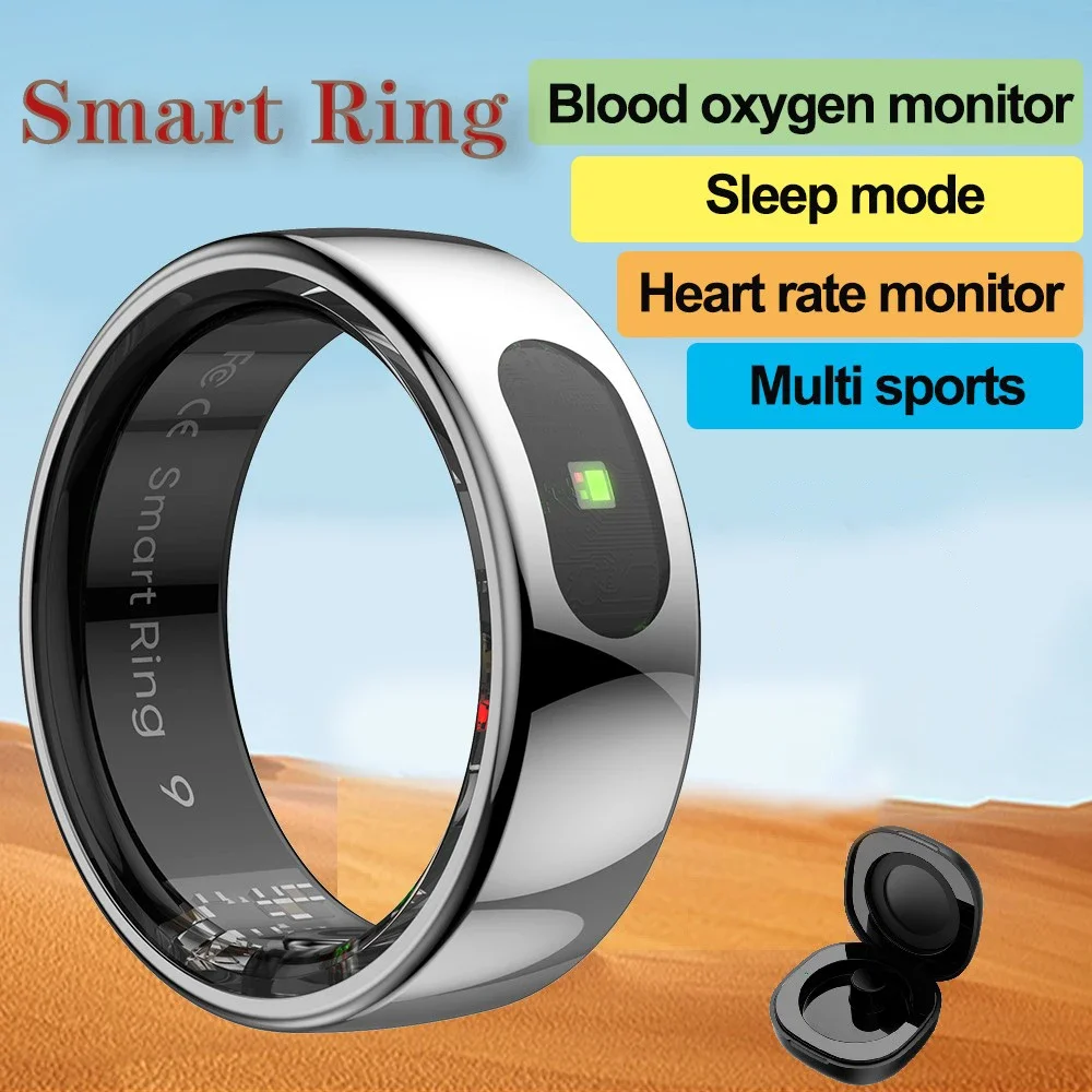 Indicator Light Sports Smart Ring, 5ATM Waterproof Heart Rate Blood Oxygen Sleep Gesture Control Man Woman for Xiaomi Samsung
Indicator Light Sports Smart Ring, 5ATM Waterproof Heart Rate Blood Oxygen Sleep Gesture Control Man Woman for Xiaomi Samsung