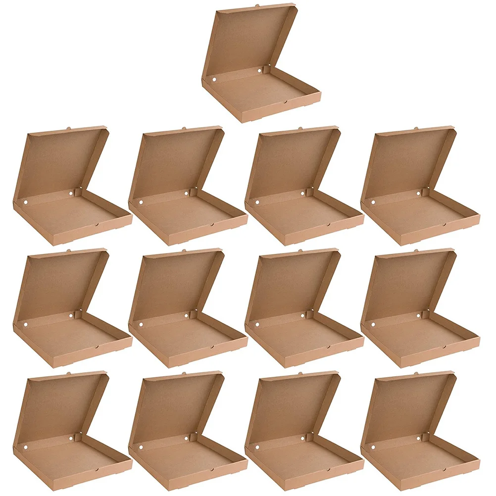 15Pcs Practical Pizza Boxes Square Corrugated Cases for Party Favor Storage and Delivery Non-Liquid Food Items
15Pcs Practical Pizza Boxes Square Corrugated Cases for Party Favor Storage and Delivery Non-Liquid Food Items