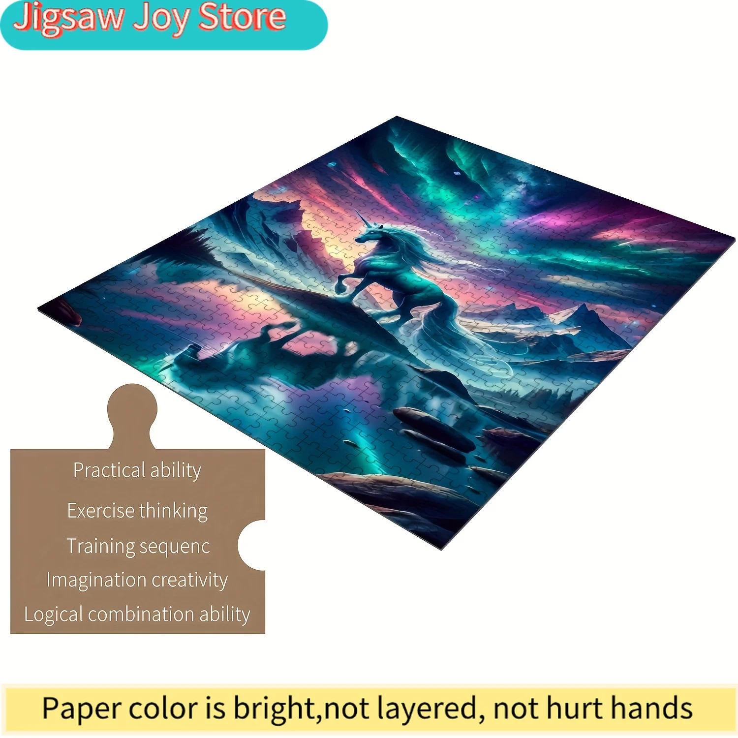 Jigsaw Puzzle for, Families-Aurora Unicorn-Pieces Fit Together Perfectly Wood Craft Supplies
Jigsaw Puzzle for, Families-Aurora Unicorn-Pieces Fit Together Perfectly Wood Craft Supplies