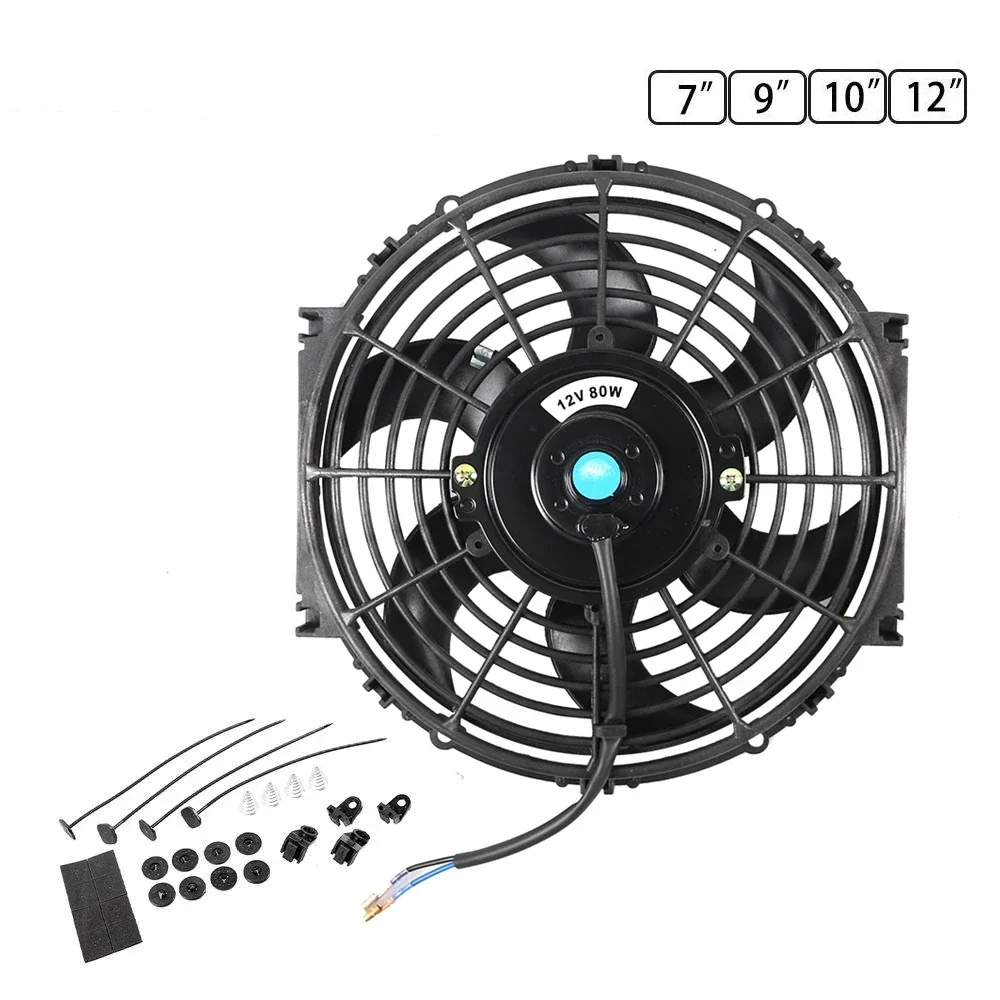 Universal 7/9/10/12 Inch 12V 80W 2100RPM Car Air Conditioning Electronic Radiator Cooling Fan Blade Electric Cool Mounting Kit
Universal 7/9/10/12 Inch 12V 80W 2100RPM Car Air Conditioning Electronic Radiator Cooling Fan Blade Electric Cool Mounting Kit