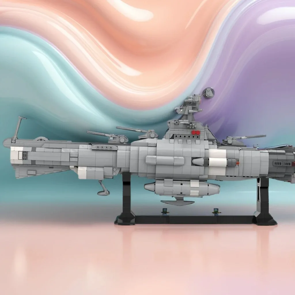 1347pcs MOC Space Battleship Yamato Star Blazers UNCF Dreadnought Galaxy SciFi Model Building Blocks Module Diorama Kit Toy Gift
1347pcs MOC Space Battleship Yamato Star Blazers UNCF Dreadnought Galaxy SciFi Model Building Blocks Module Diorama Kit Toy Gift