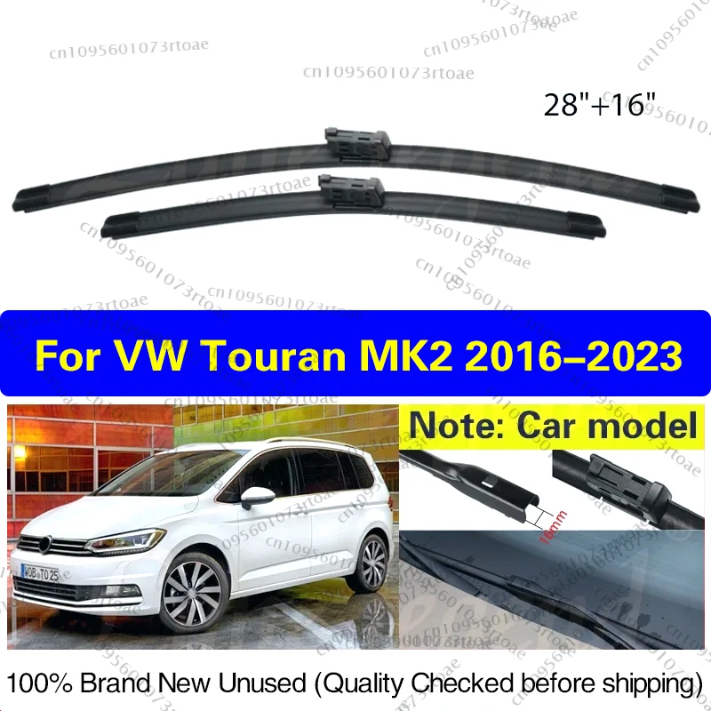 Car Front Wiper Blades For VW Volkswagen Touran 5T 2016 - 2023 Soft Rubber Window Windscreen Windshield 28"+16" Car Accessories
Car Front Wiper Blades For VW Volkswagen Touran 5T 2016 - 2023 Soft Rubber Window Windscreen Windshield 28"+16" Car Accessories