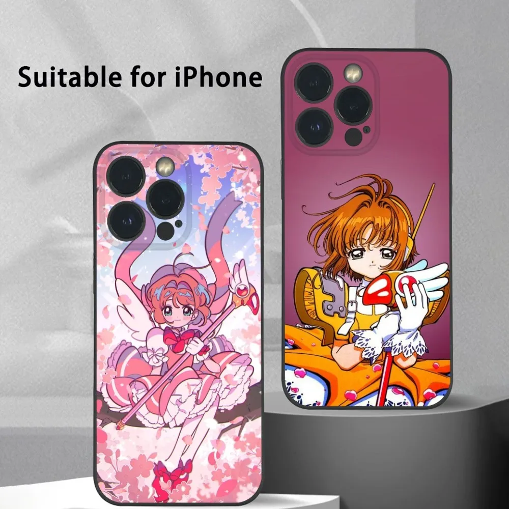 Anime C-Cardcaptor S-Sakura Phone Case For iPhone 16 15 14 13 Pro Max Plus Mini Frosted Soft Shell Funda
Anime C-Cardcaptor S-Sakura Phone Case For iPhone 16 15 14 13 Pro Max Plus Mini Frosted Soft Shell Funda
